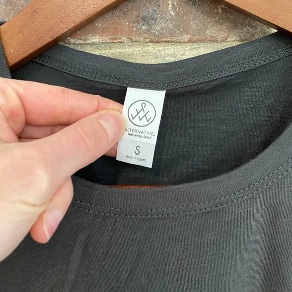 Alternative Apparel Gray Grey T-shirt Unisex Small - Picture 2 of 3